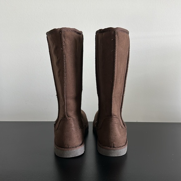 Kids Brown Winter Boots Sz 4 - Picture 4 of 8